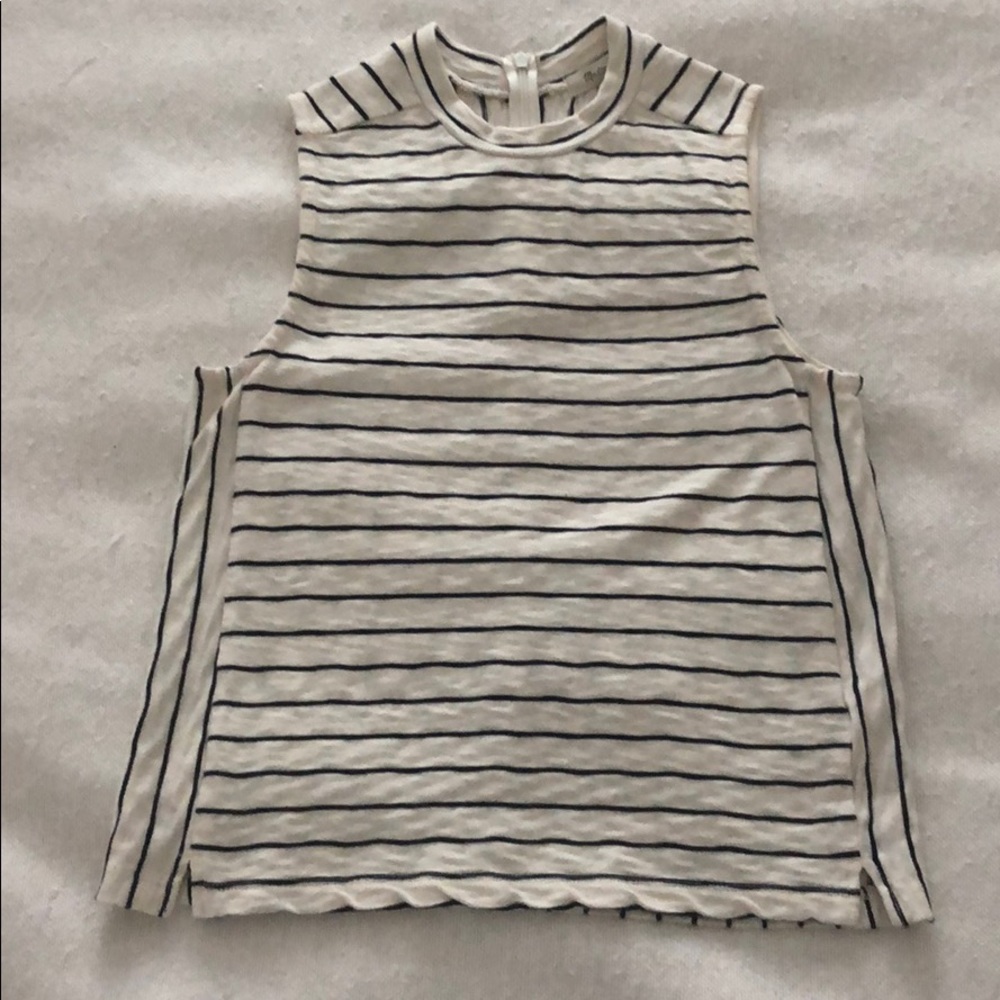 Madewell high neck sleeveless top